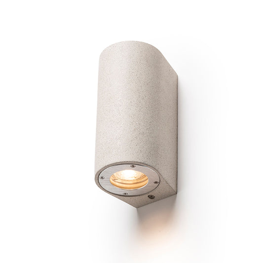 RENDL outdoor lamp GRANITA II wall  concrete/light granite 230V LED GU10 2x5W IP65 R13792 1