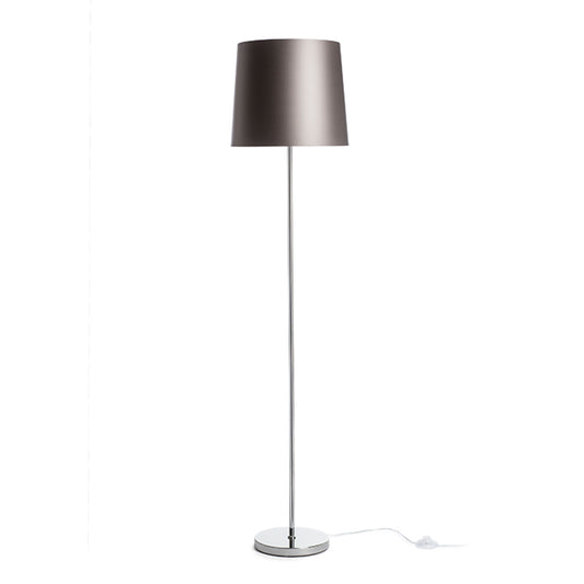 RENDL floor lamp NYC/CONNY 35 floor  Monaco dove gray/silver PVC/chrome 230V LED E27 15W R14077 1