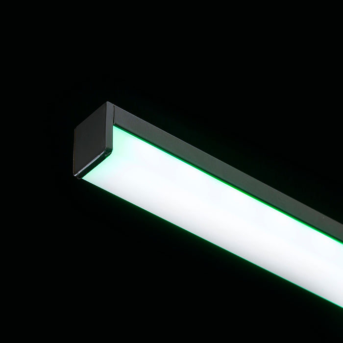 RENDL LED-strip LED PROFILE H surface mounted 1m black matte acrylic/aluminum  R14090 4