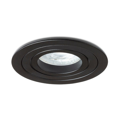 RENDL recessed light PASADENA GU10 R  recessed black  230V LED GU10 7W R14103 5