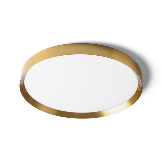 RENDL surface mounted lamp SOLEN 49 ceiling  brushed brass 230V LED 42W  3000K 4000K 6000K R14310 1