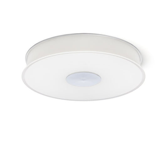 RENDL surface mounted lamp ASTERI LED ceiling  satinated glass/chrome 230V LED 35W  3000K R14549 1